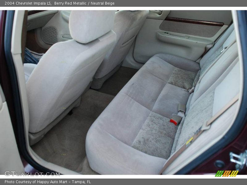 Berry Red Metallic / Neutral Beige 2004 Chevrolet Impala LS