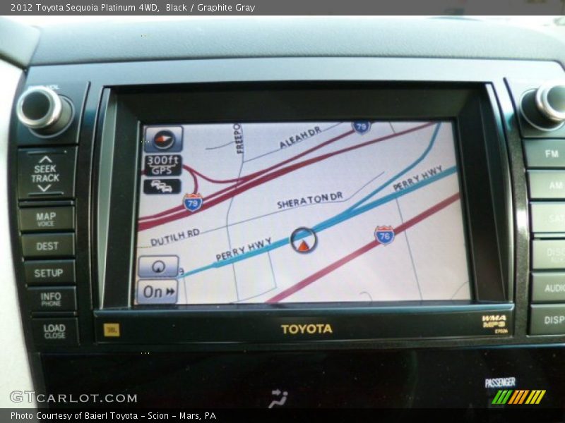 Black / Graphite Gray 2012 Toyota Sequoia Platinum 4WD