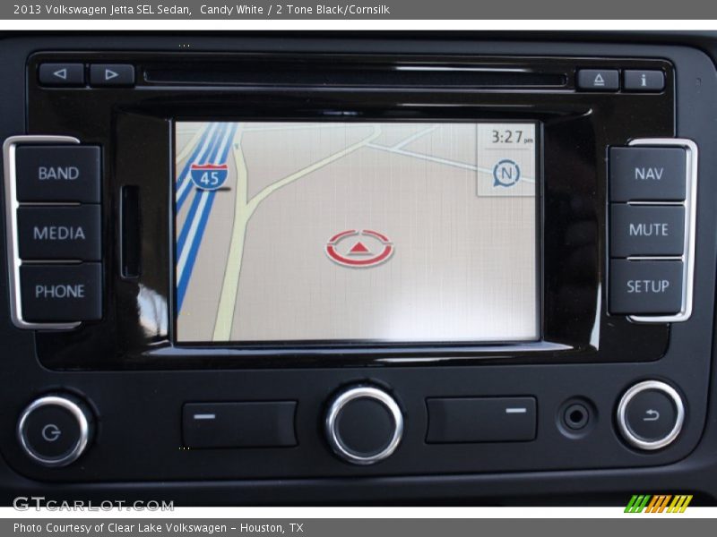 Candy White / 2 Tone Black/Cornsilk 2013 Volkswagen Jetta SEL Sedan