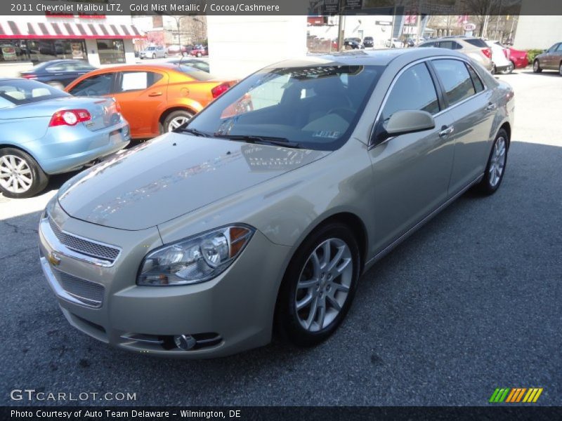 Gold Mist Metallic / Cocoa/Cashmere 2011 Chevrolet Malibu LTZ