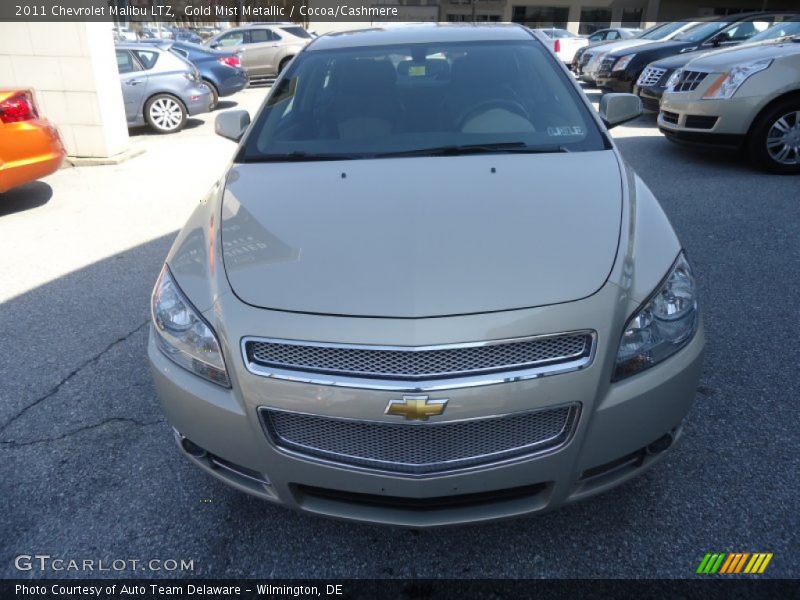 Gold Mist Metallic / Cocoa/Cashmere 2011 Chevrolet Malibu LTZ