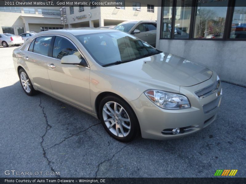 Gold Mist Metallic / Cocoa/Cashmere 2011 Chevrolet Malibu LTZ