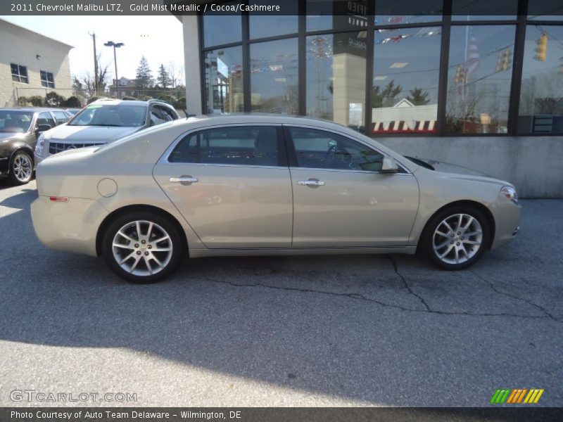Gold Mist Metallic / Cocoa/Cashmere 2011 Chevrolet Malibu LTZ