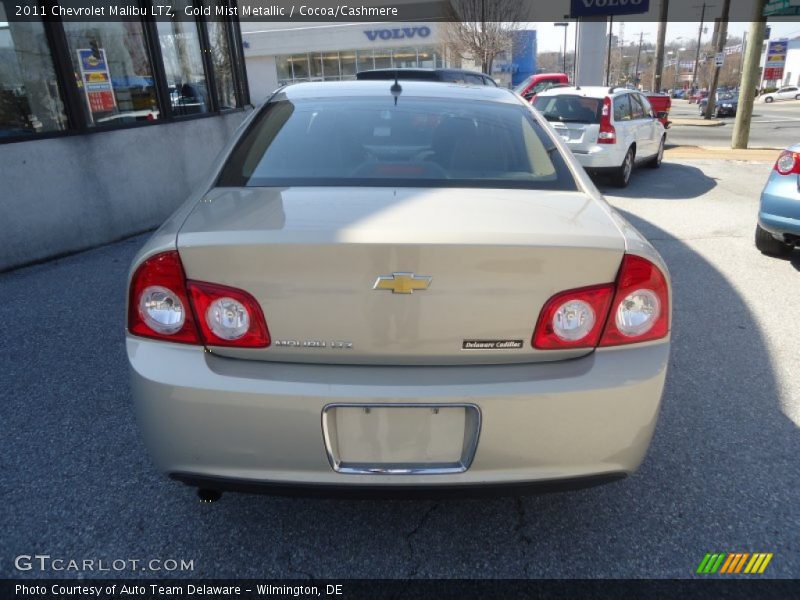 Gold Mist Metallic / Cocoa/Cashmere 2011 Chevrolet Malibu LTZ