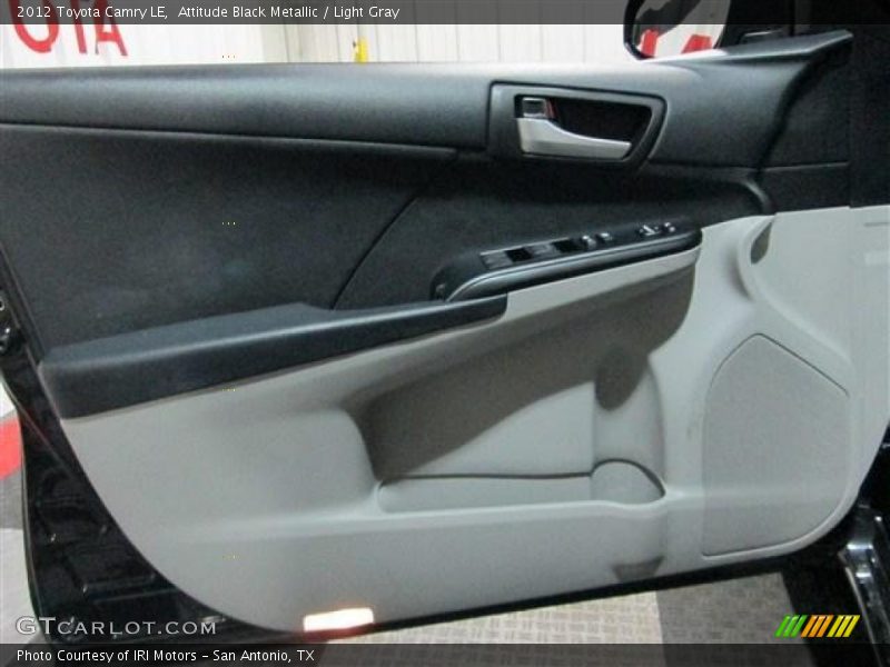 Attitude Black Metallic / Light Gray 2012 Toyota Camry LE