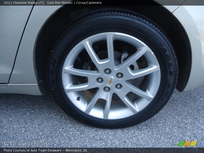 Gold Mist Metallic / Cocoa/Cashmere 2011 Chevrolet Malibu LTZ