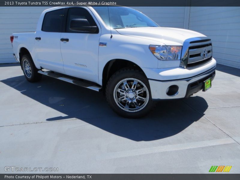 Super White / Graphite 2013 Toyota Tundra TSS CrewMax 4x4