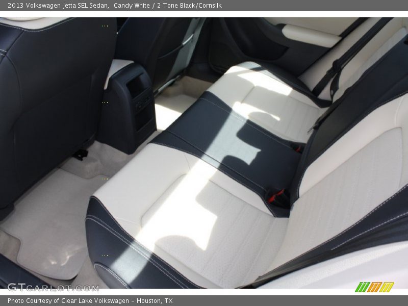 Candy White / 2 Tone Black/Cornsilk 2013 Volkswagen Jetta SEL Sedan