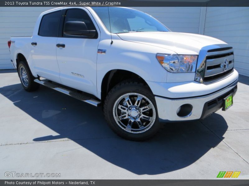 Super White / Graphite 2013 Toyota Tundra TSS CrewMax 4x4