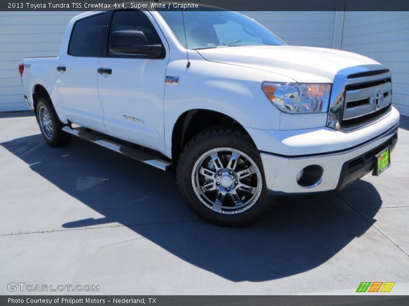 Super White / Graphite 2013 Toyota Tundra TSS CrewMax 4x4