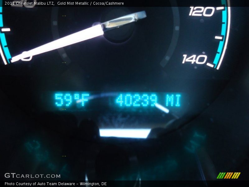 Gold Mist Metallic / Cocoa/Cashmere 2011 Chevrolet Malibu LTZ