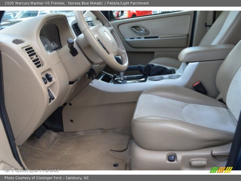 Norsea Blue Metallic / Pebble/Light Parchment 2005 Mercury Mariner V6 Premier