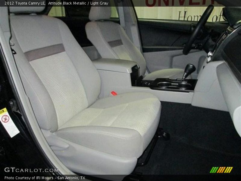 Attitude Black Metallic / Light Gray 2012 Toyota Camry LE