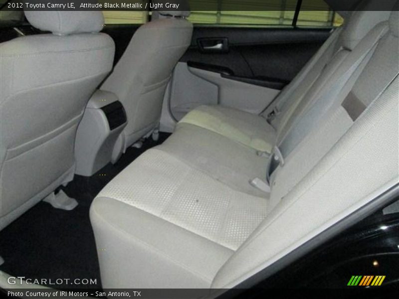 Attitude Black Metallic / Light Gray 2012 Toyota Camry LE