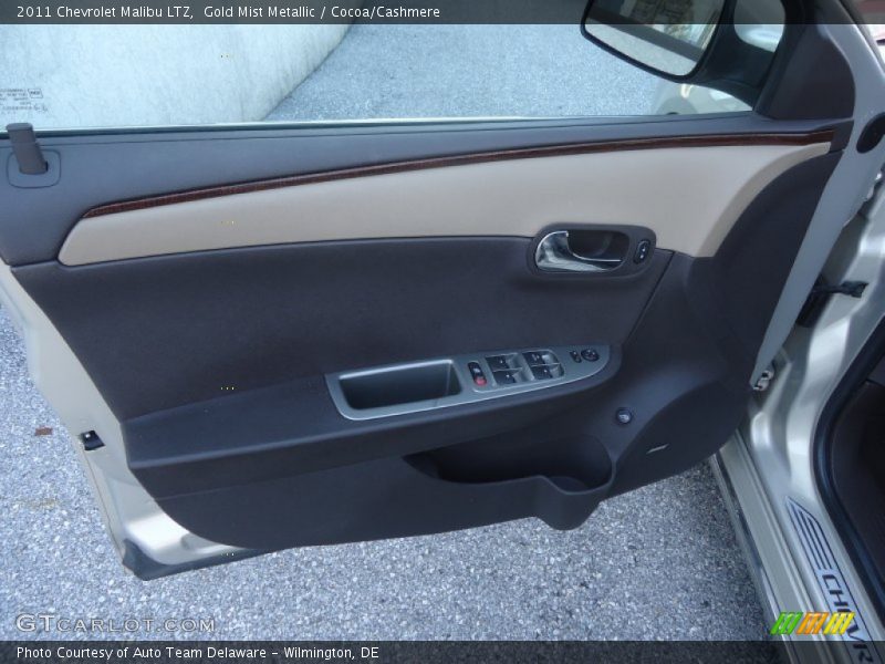 Gold Mist Metallic / Cocoa/Cashmere 2011 Chevrolet Malibu LTZ