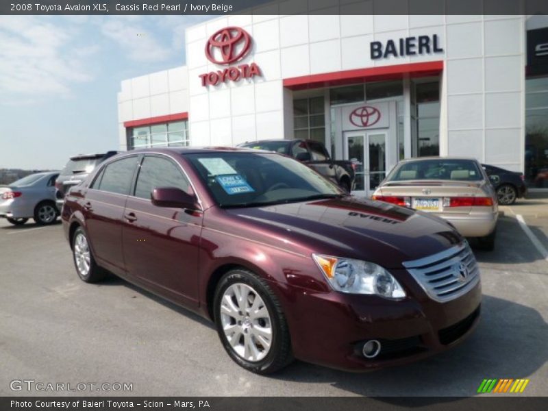 Cassis Red Pearl / Ivory Beige 2008 Toyota Avalon XLS