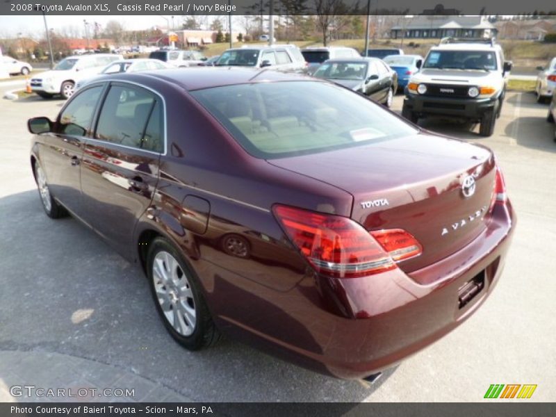 Cassis Red Pearl / Ivory Beige 2008 Toyota Avalon XLS