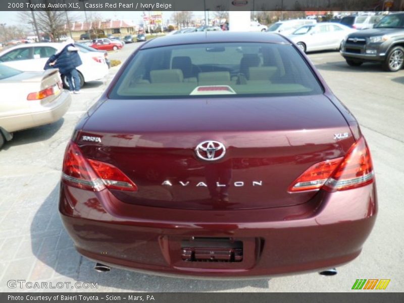 Cassis Red Pearl / Ivory Beige 2008 Toyota Avalon XLS