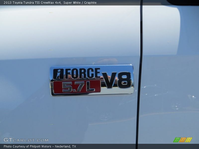 Super White / Graphite 2013 Toyota Tundra TSS CrewMax 4x4