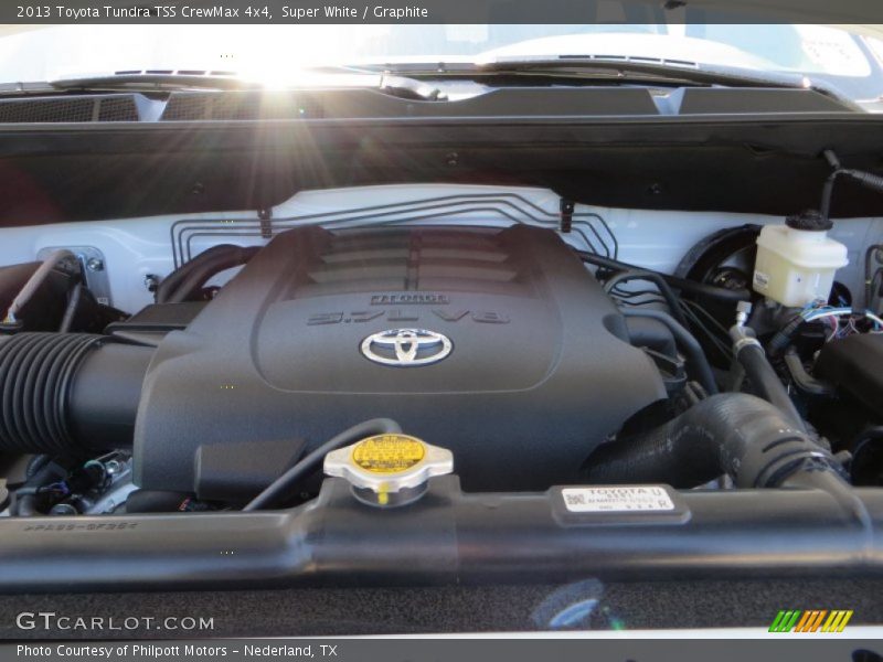 Super White / Graphite 2013 Toyota Tundra TSS CrewMax 4x4