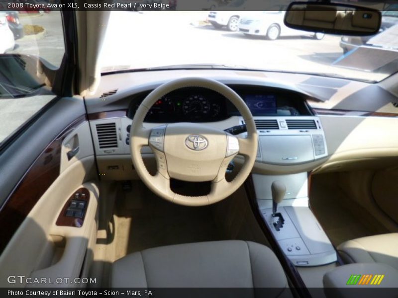 Cassis Red Pearl / Ivory Beige 2008 Toyota Avalon XLS