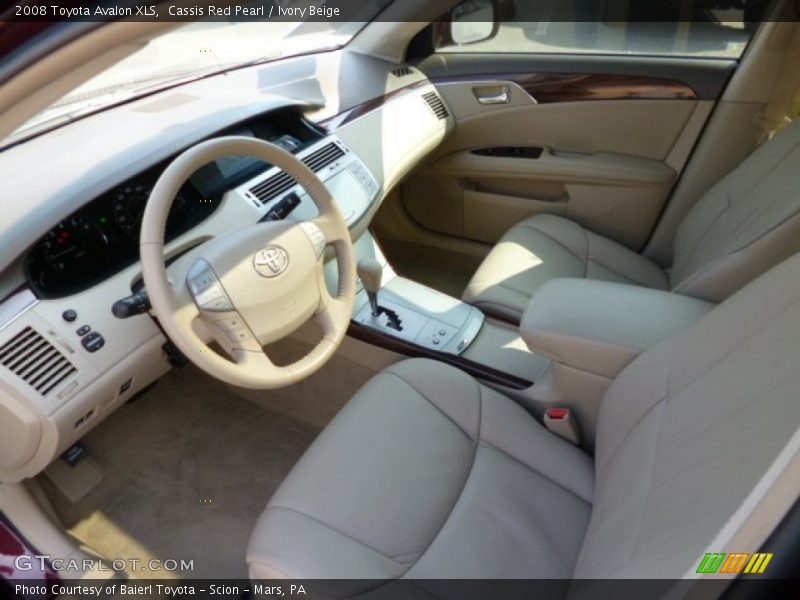 Cassis Red Pearl / Ivory Beige 2008 Toyota Avalon XLS