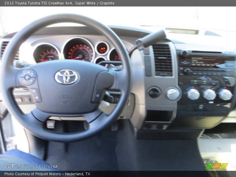 Super White / Graphite 2013 Toyota Tundra TSS CrewMax 4x4