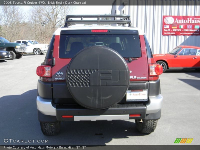 Brick Red / Dark Charcoal 2008 Toyota FJ Cruiser 4WD