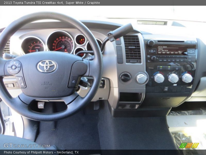 Super White / Graphite 2013 Toyota Tundra TSS CrewMax 4x4