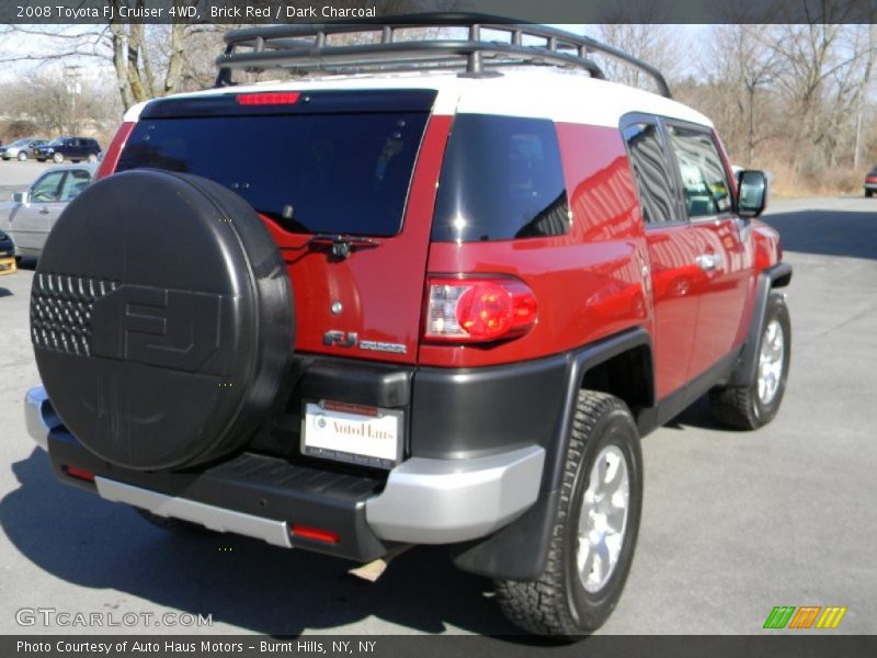 Brick Red / Dark Charcoal 2008 Toyota FJ Cruiser 4WD