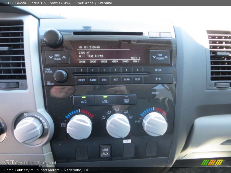 Super White / Graphite 2013 Toyota Tundra TSS CrewMax 4x4