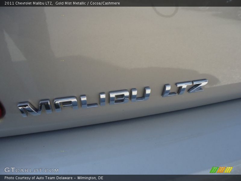 Gold Mist Metallic / Cocoa/Cashmere 2011 Chevrolet Malibu LTZ