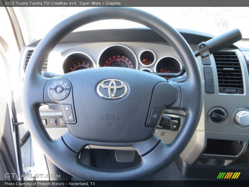 Super White / Graphite 2013 Toyota Tundra TSS CrewMax 4x4