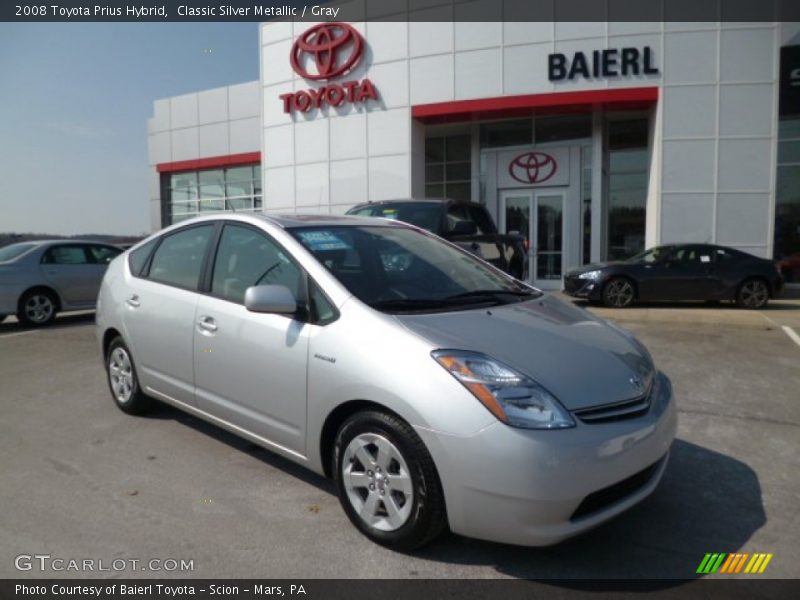 Classic Silver Metallic / Gray 2008 Toyota Prius Hybrid