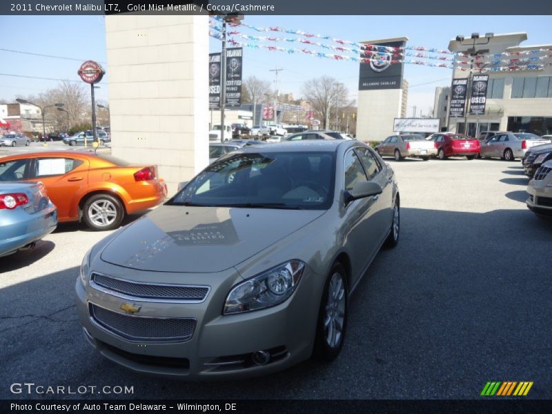 Gold Mist Metallic / Cocoa/Cashmere 2011 Chevrolet Malibu LTZ