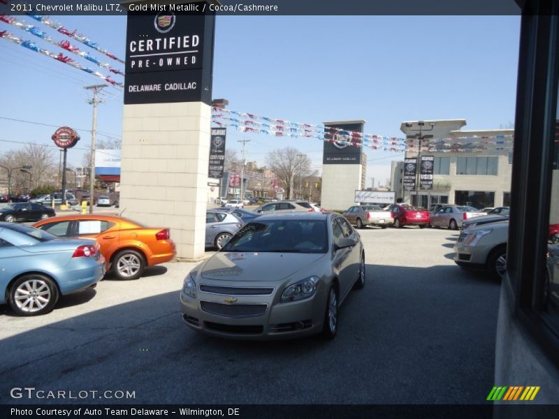 Gold Mist Metallic / Cocoa/Cashmere 2011 Chevrolet Malibu LTZ