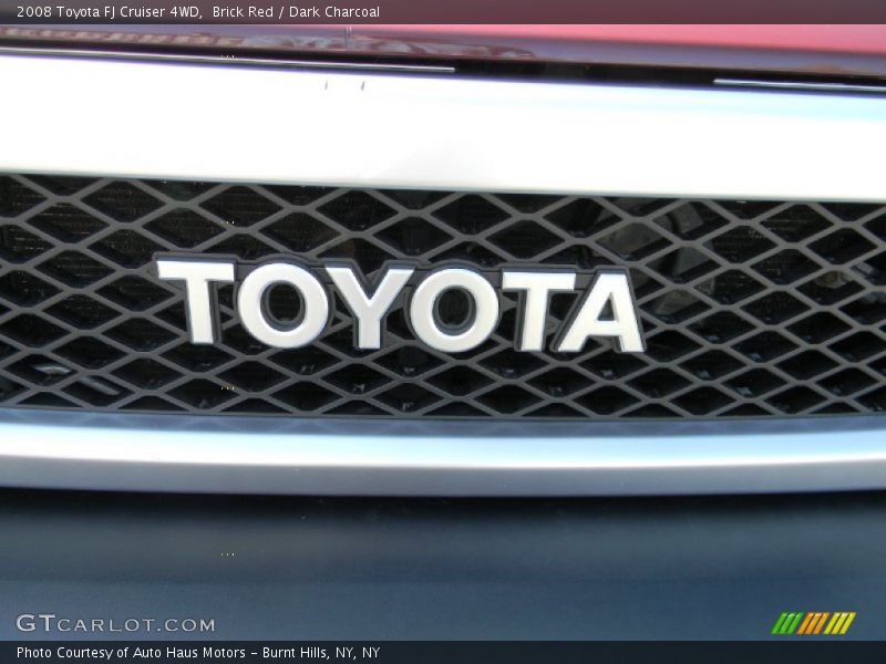 Brick Red / Dark Charcoal 2008 Toyota FJ Cruiser 4WD
