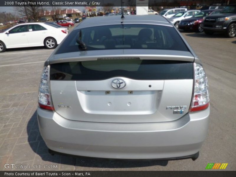 Classic Silver Metallic / Gray 2008 Toyota Prius Hybrid
