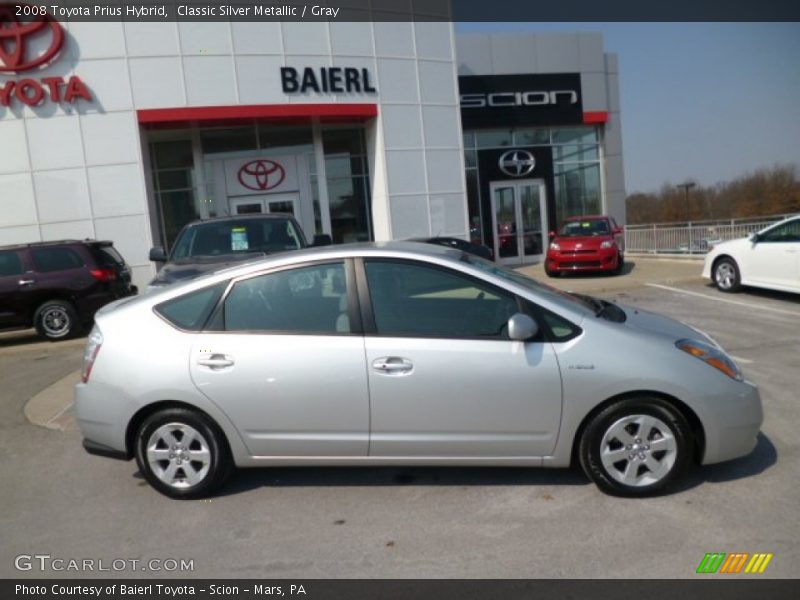 Classic Silver Metallic / Gray 2008 Toyota Prius Hybrid