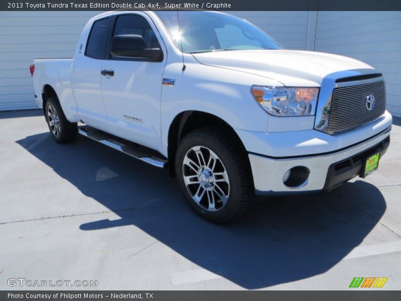 Super White / Graphite 2013 Toyota Tundra Texas Edition Double Cab 4x4