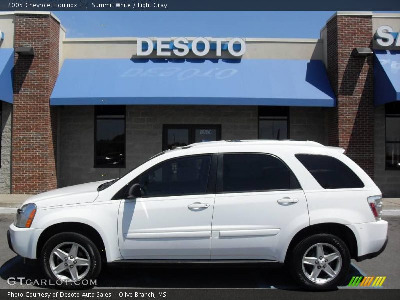 Summit White / Light Gray 2005 Chevrolet Equinox LT