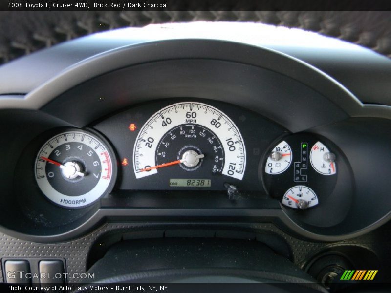 Brick Red / Dark Charcoal 2008 Toyota FJ Cruiser 4WD