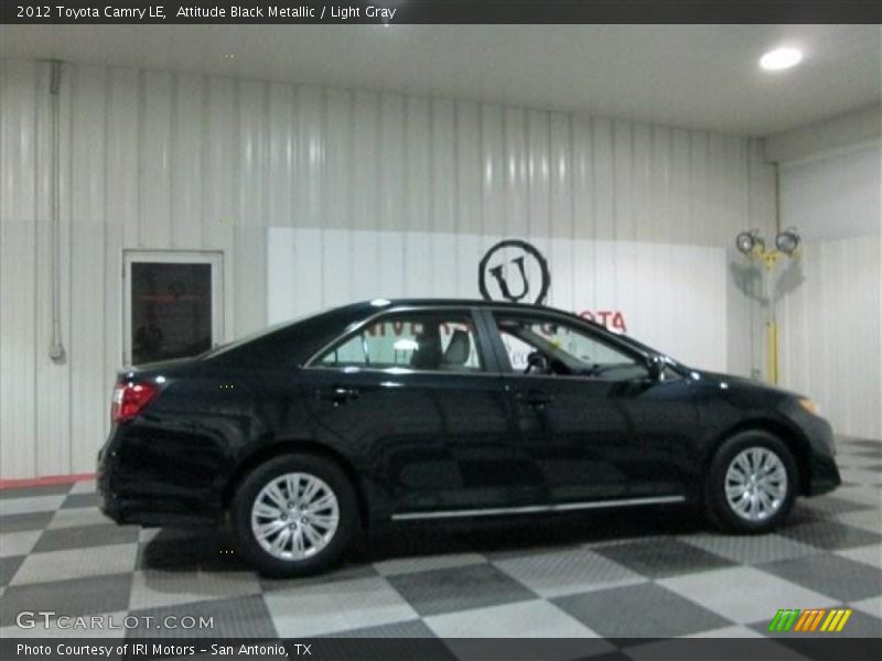 Attitude Black Metallic / Light Gray 2012 Toyota Camry LE
