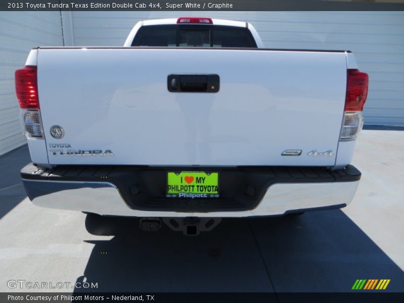 Super White / Graphite 2013 Toyota Tundra Texas Edition Double Cab 4x4