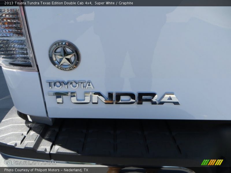 Super White / Graphite 2013 Toyota Tundra Texas Edition Double Cab 4x4