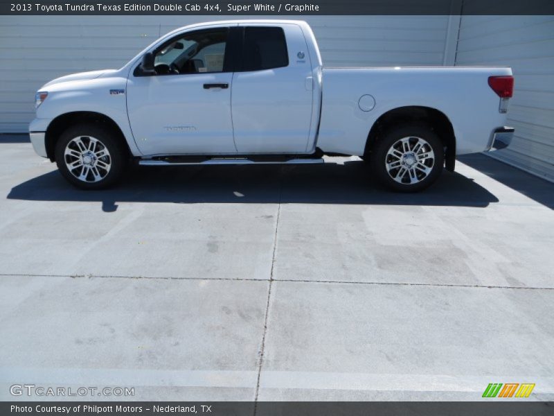 Super White / Graphite 2013 Toyota Tundra Texas Edition Double Cab 4x4