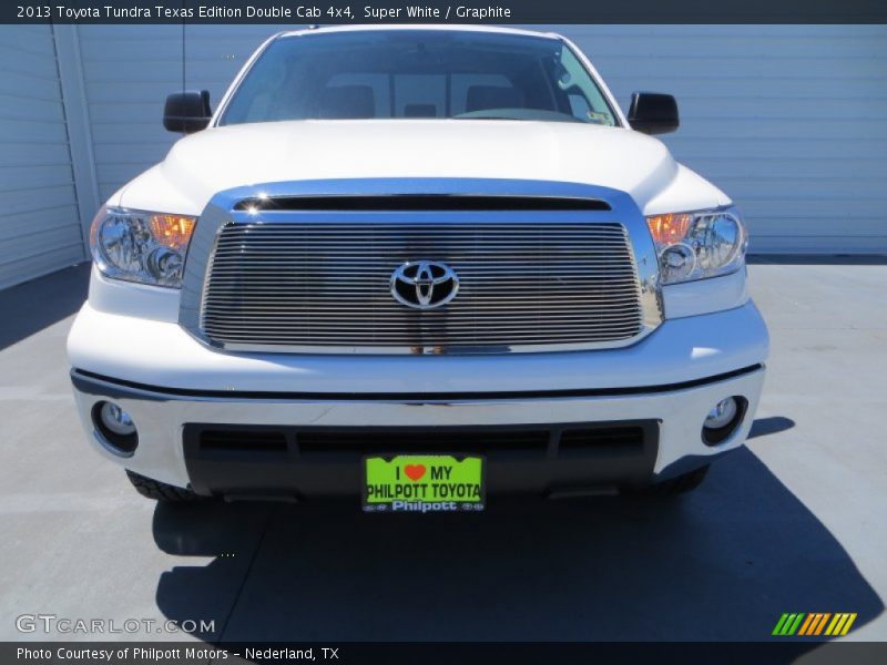 Super White / Graphite 2013 Toyota Tundra Texas Edition Double Cab 4x4
