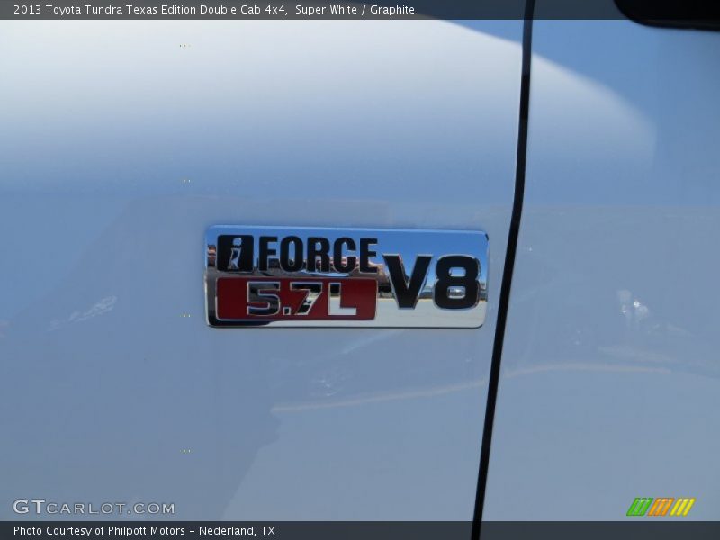 Super White / Graphite 2013 Toyota Tundra Texas Edition Double Cab 4x4