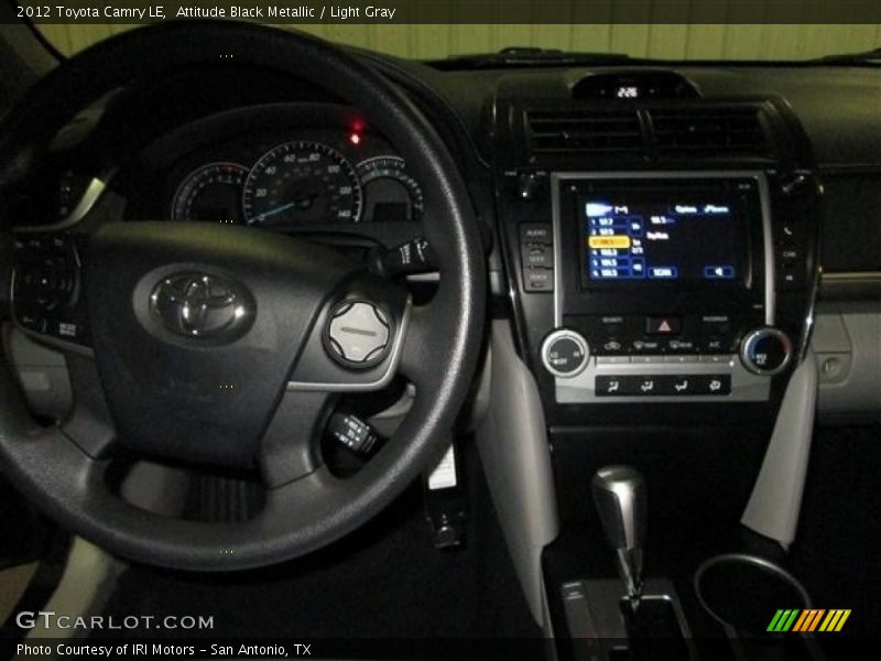 Attitude Black Metallic / Light Gray 2012 Toyota Camry LE
