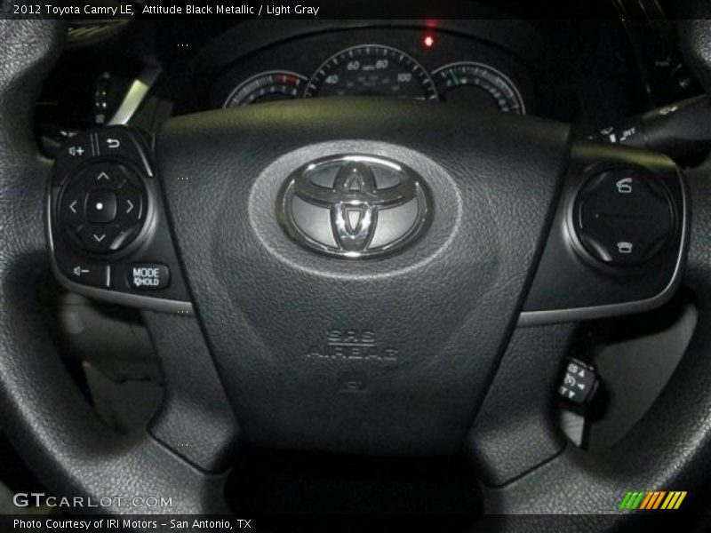 Attitude Black Metallic / Light Gray 2012 Toyota Camry LE